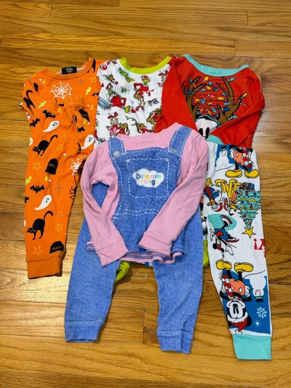 2T Pajamas, 4-Piece Lot